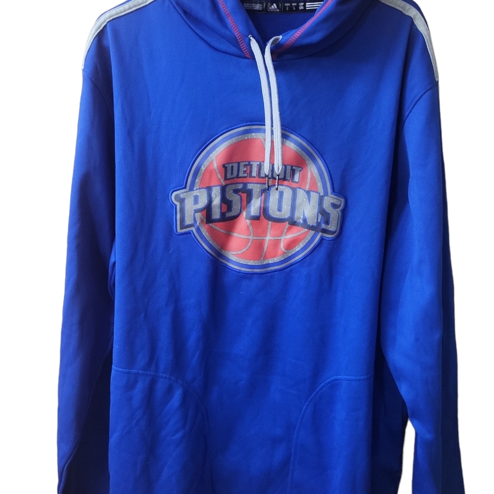 MENS NBA DETROIT PISTONS ADIDAS HOODIE